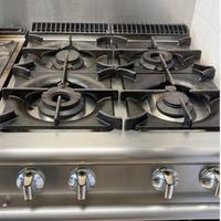 Cucina professionale BARON Queen 9 - 4 fuochi gas