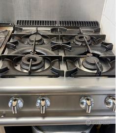 Cucina professionale BARON Queen 9 - 4 fuochi gas