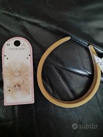 Cerchietto e due spille per capelli bimba 