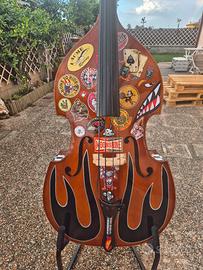 Contrabbasso 3/4 Mavis Rockabilly amplifificato