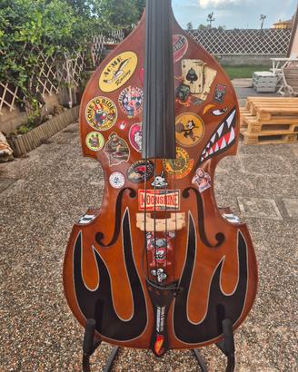 Contrabbasso 3/4 Mavis Rockabilly amplifificato