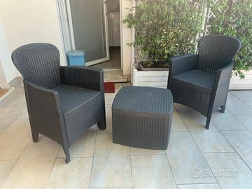salottino da giardino