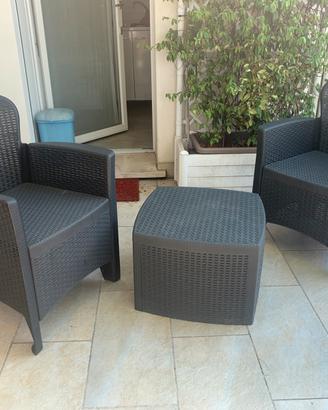 salottino da giardino