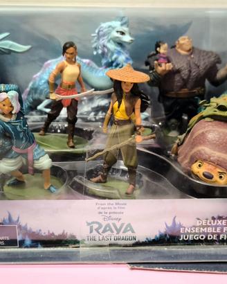 Disney Raya and the Last Dragon set 8 personaggi