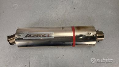 TERMINALE DI SCARICO UNIVERSALE FORCE ACCIAIO