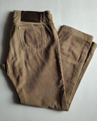 Pantaloni Dolce & Gabbana velluto a coste beige 52