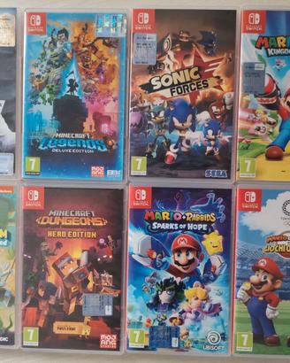 vari giochi nintendo switch