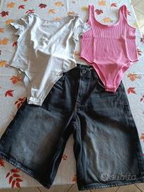 Completo Jorts e due body donna