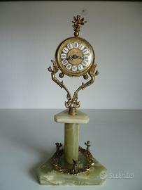 Orologio BLESSING onice metallo dorato anni 50