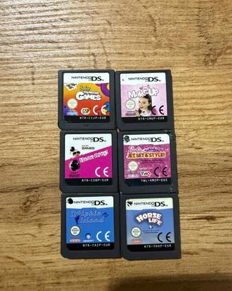 Nintendo ds giochi vari e custodia