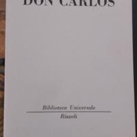 DON CARLOS  F. Schiller bur Rizzoli n 641-642