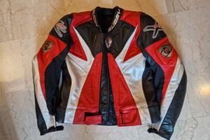 Tuta moto divisibile Suomy in pelle taglia M