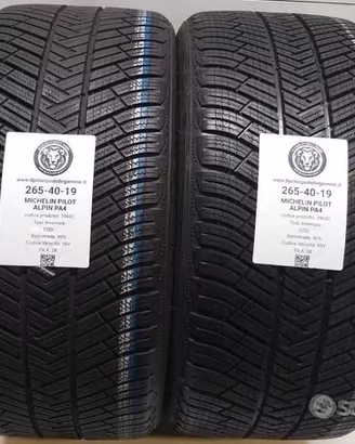 2 gomme 265 40 19 michelin a39682