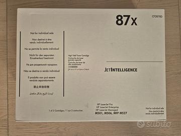 Toner HP LaserJet 87x CF287XD Black conf.singola