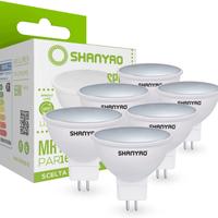 Shanyao LED Faretto,Lampadine GU5,3 LED MR16 12V,