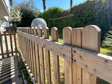 Piano terra con giardino, 5 posti, fronte mare