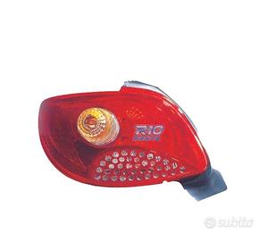 FANALE SINISTRO PEUGEOT 206 PLUS 09-13 AMBRA ROSSO
