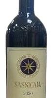 6 bottiglie sassicaia 2020