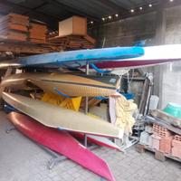 porta kayak e 8 kayak di diversi modelli