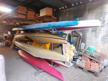 porta kayak e 8 kayak di diversi modelli