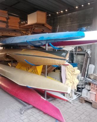 porta kayak e 8 kayak di diversi modelli