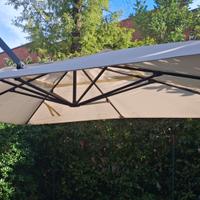 Ombrellone 300 x 400 cm palo laterale comprese pia