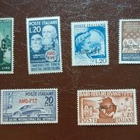 Trieste zona A- 6 francobolli MH*