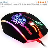 Mouse A4tech A60 Bloody USB Ottico 4000 DPI