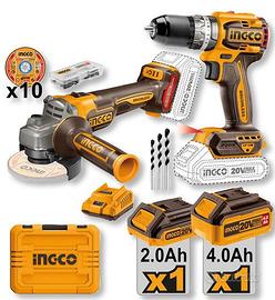kit avvitatore smerigliatrice ing.co brushless