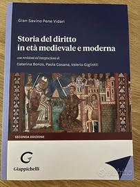 Libro storia del diritto italiano ed europeo
