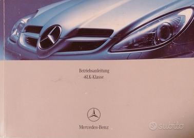 Manuale istruzioni Mercedes slk r171