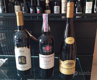 3 bottiglie malvasia bosa, cannonau ecc