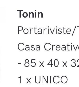 Tavolino Tonin Casa LINE in vetro fumé –
