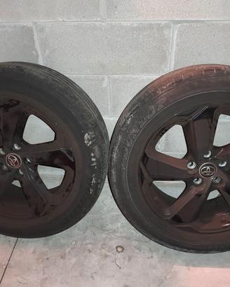 2 cerchi in lega neri 18 per rav 4 quinta serie