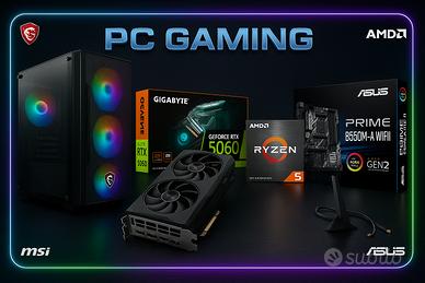 PC GAMING - RTX 5060 - NUOVO