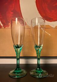 Flûte champagne set da 6 vintage Murano