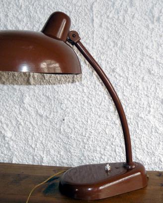 Lampada ministeriale in metallo mono luce anni ’50