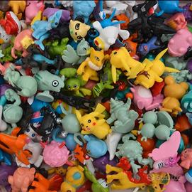 144 pezzi con scatola di pokemon figure 