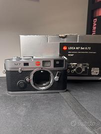 LEICA M7 SILVER 0.72