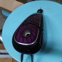 Serbatoio Moto Custom 8 Litri - Metal Flake Viola/