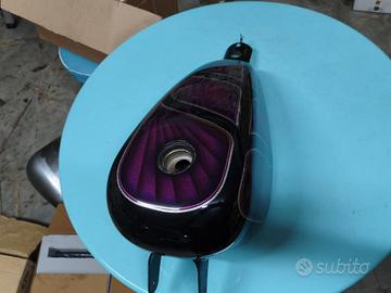 Serbatoio Moto Custom 8 Litri - Metal Flake Viola/