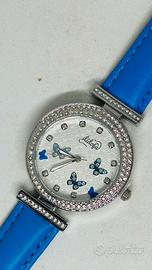 Orologio Papillon azzurro con farfalle