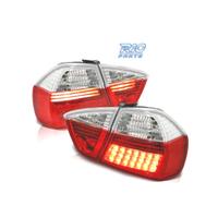 FANALI BMW E90 05-08 LED ROSSO CROMATO 4 PORTE