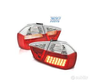 FANALI BMW E90 05-08 LED ROSSO CROMATO 4 PORTE