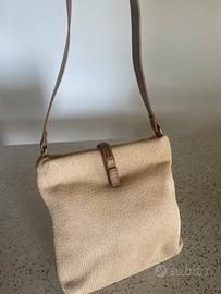 Borsa di rafia tessuta a maglia MAZZINI Firenze