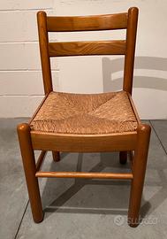 Set 4 sedie legno