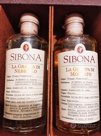 Grappa Sibona Nebbiolo e Moscato