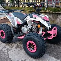 NEW QUAD MADIX 125cc RUOTE 8 ROSA/BIANCO