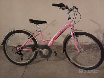 Bicicletta ragazza 20 pollici e donna 28 pollici