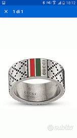 Gucci anello arg.925 % -originale